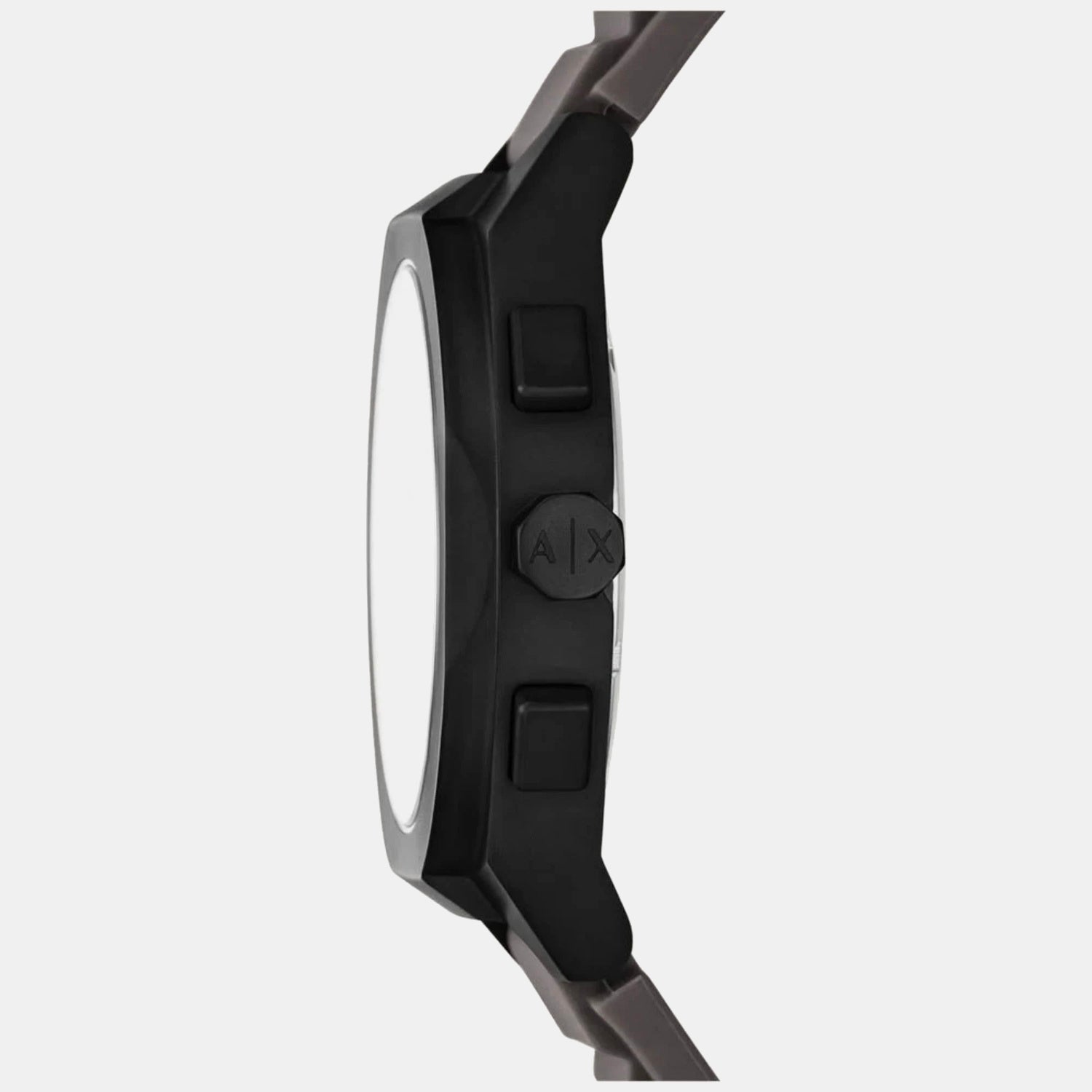 Sync Men Quartz Grey Dial Chronograph Silicone Watch AX4191