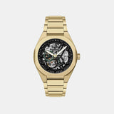 Sync Men Automatic Black Dial Chronograph Stainless Steel Watch AX4194