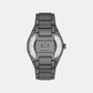 Men Automatic Grey Dial Analog Stainless Steel Watch AX4195