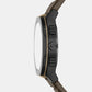 Men Quartz Brown Dial Chronograph Silicone Watch AX4293