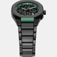 Men Quartz Black Dial Chronograph Stainless Steel Watch AX4294