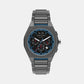 Men Quartz Black Dial Chronograph Stainless Steel Watch AX4295