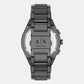 Men Quartz Grey Dial Chronograph Stainless Steel Watch AX4296