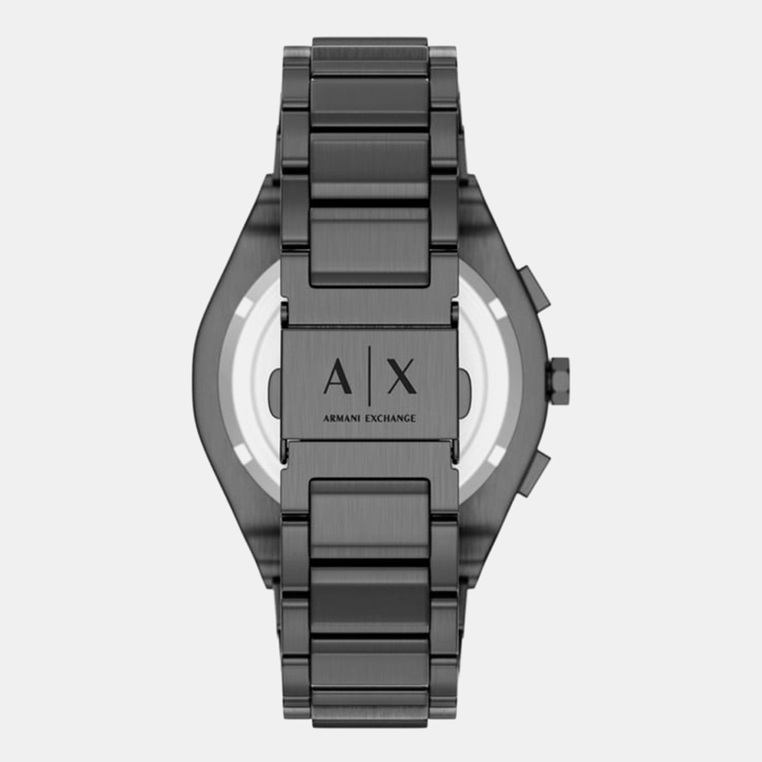 Men Quartz Grey Dial Chronograph Stainless Steel Watch AX4296