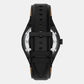 Men Automatic Silver Dial Multi-Function Leather Watch AX4297