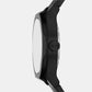 Men Automatic Silver Dial Multi-Function Leather Watch AX4297
