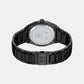 Sync Men Quartz Black Dial Analog Stainless Steel Watch AX4301