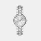 Women Quartz Silver Dial Analog Stainless Steel Watch AX4405