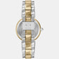 Women Quartz Silver Dial Analog Stainless Steel Watch AX4406