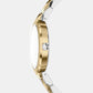 Women Quartz Silver Dial Analog Stainless Steel Watch AX4406
