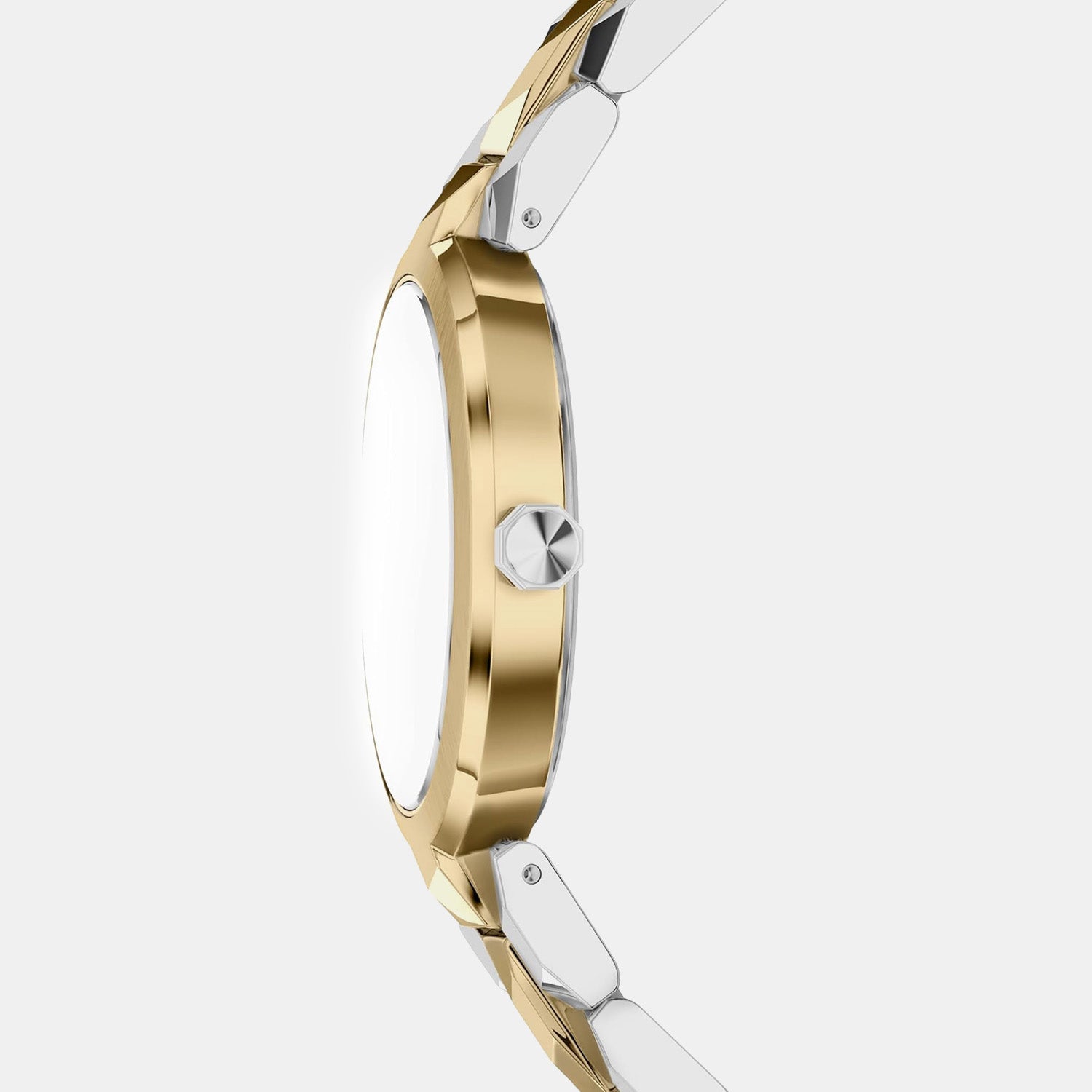 Women Quartz Silver Dial Analog Stainless Steel Watch AX4406