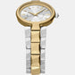Women Quartz Silver Dial Analog Stainless Steel Watch AX4406