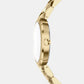 Women Quartz Brown Dial Analog Stainless Steel Watch AX4407