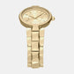 Women Quartz Brown Dial Analog Stainless Steel Watch AX4407