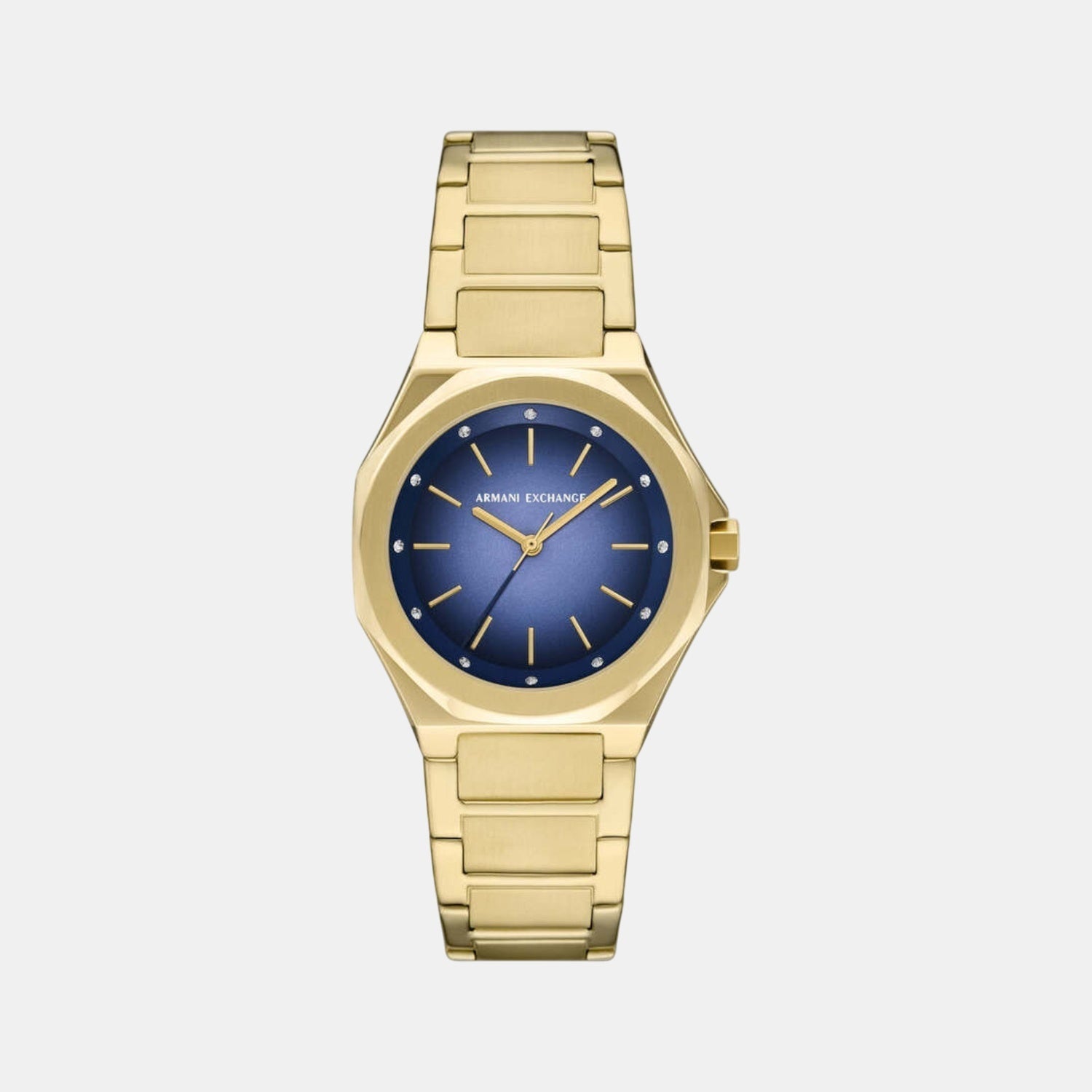 Women Quartz Red Dial Analog Stainless Steel Watch AX4620