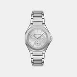 Women Quartz Black Dial Chronograph Stainless Steel Watch AX4622