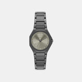 Women Quartz Silver Dial Analog Stainless Steel Watch AX4625