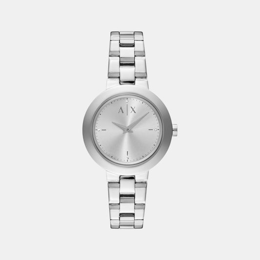 Na Women Quartz Silver Dial Analog Stainless Steel Watch AX5170