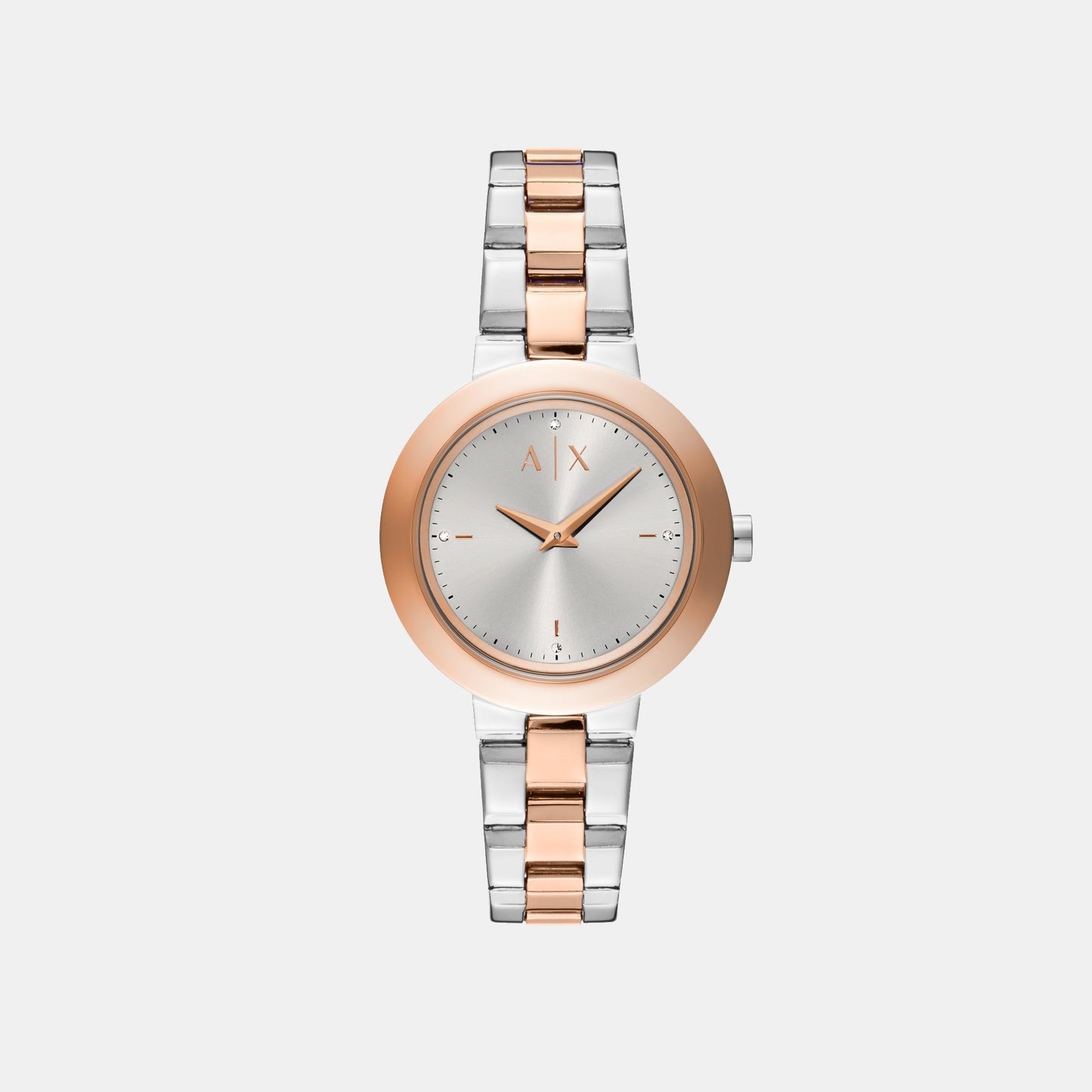 Women Quartz Green Dial Analog Stainless Steel Watch AX5172