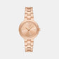 Women Quartz Silver Dial Analog Stainless Steel Watch AX5177