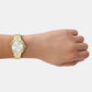 Women Quartz Blue Dial Analog Stainless Steel Watch AX5180