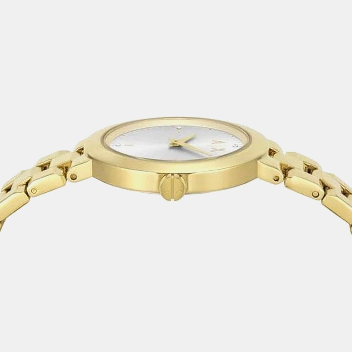 Women Quartz Blue Dial Analog Stainless Steel Watch AX5180