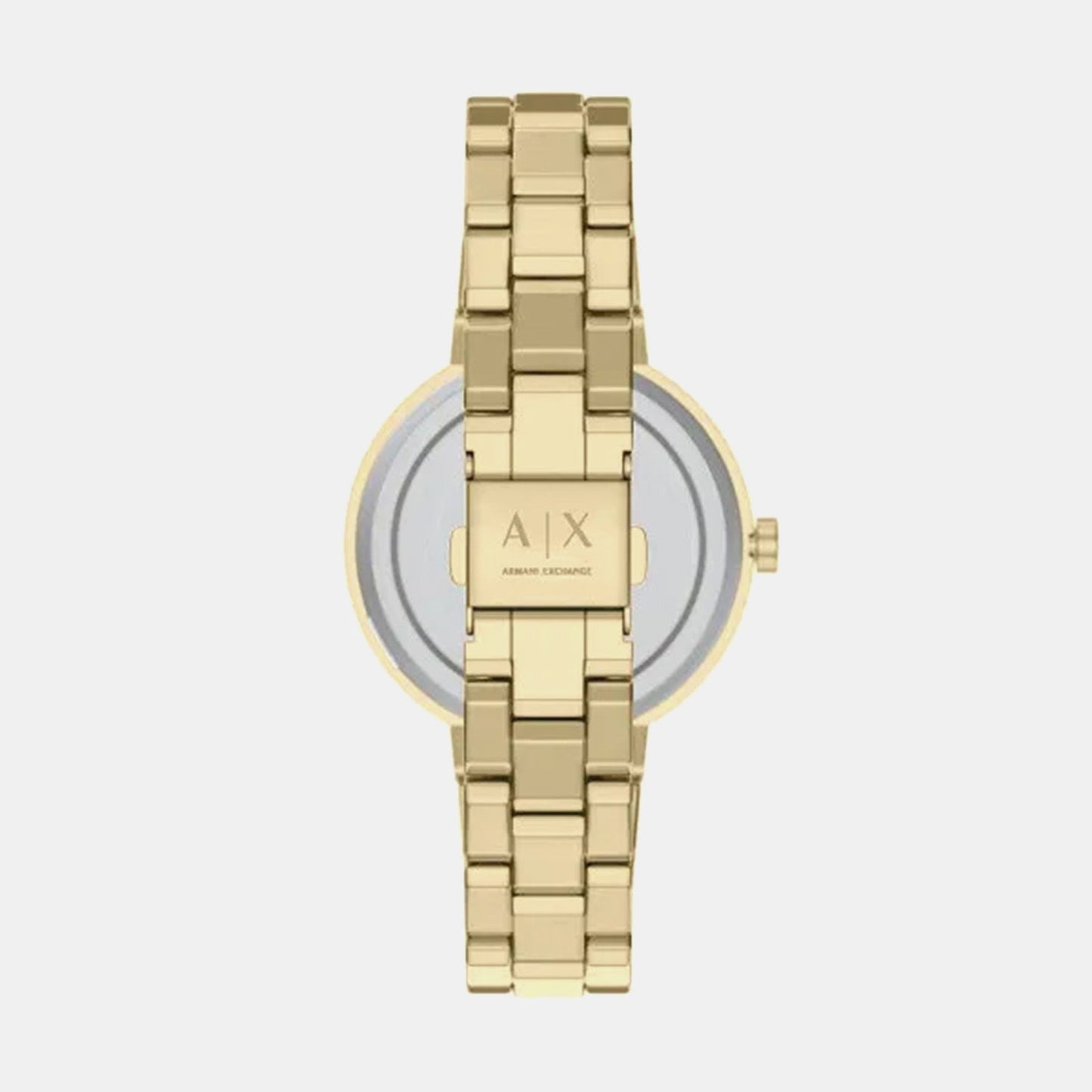 Women Quartz Black Dial Analog Stainless Steel Watch AX5182