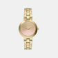Women Quartz Black Dial Analog Stainless Steel Watch AX5182