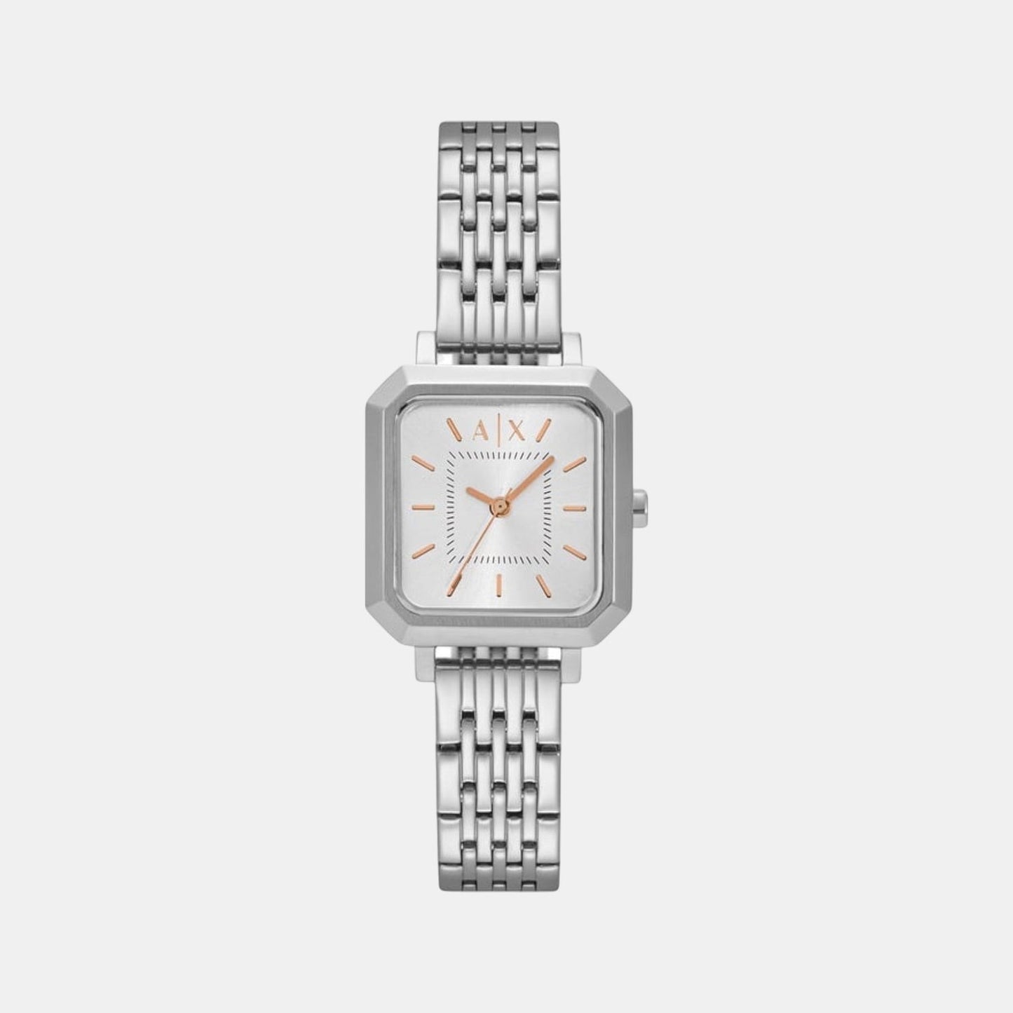 Na Women Quartz Grey Dial Analog Stainless Steel Watch AX5724