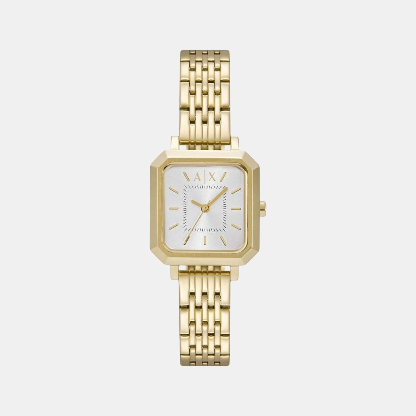 Na Women Quartz Black Dial Analog Stainless Steel Watch AX5725