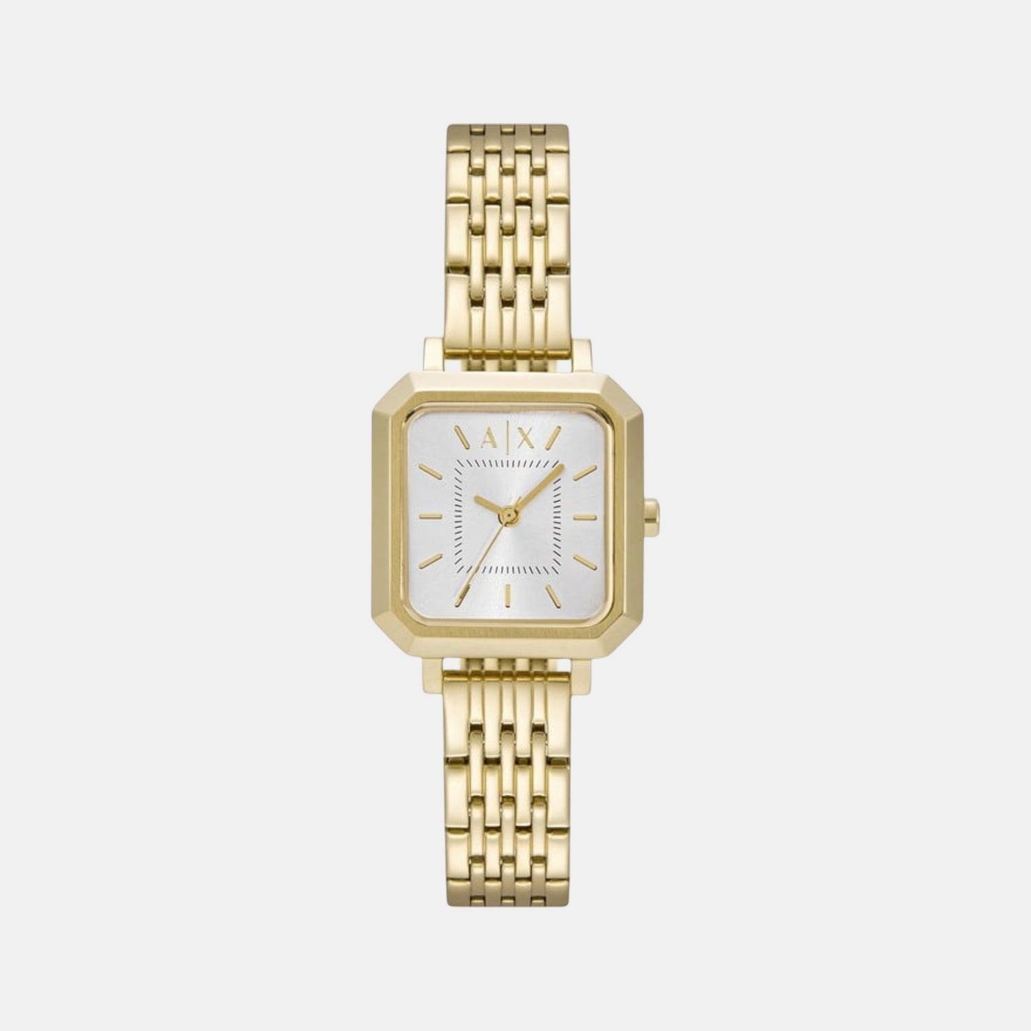 Na Women Quartz Black Dial Analog Stainless Steel Watch AX5725