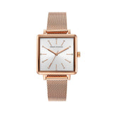 Armani Exchange Lola Square Stainless Steel Watch AX5802 For Women