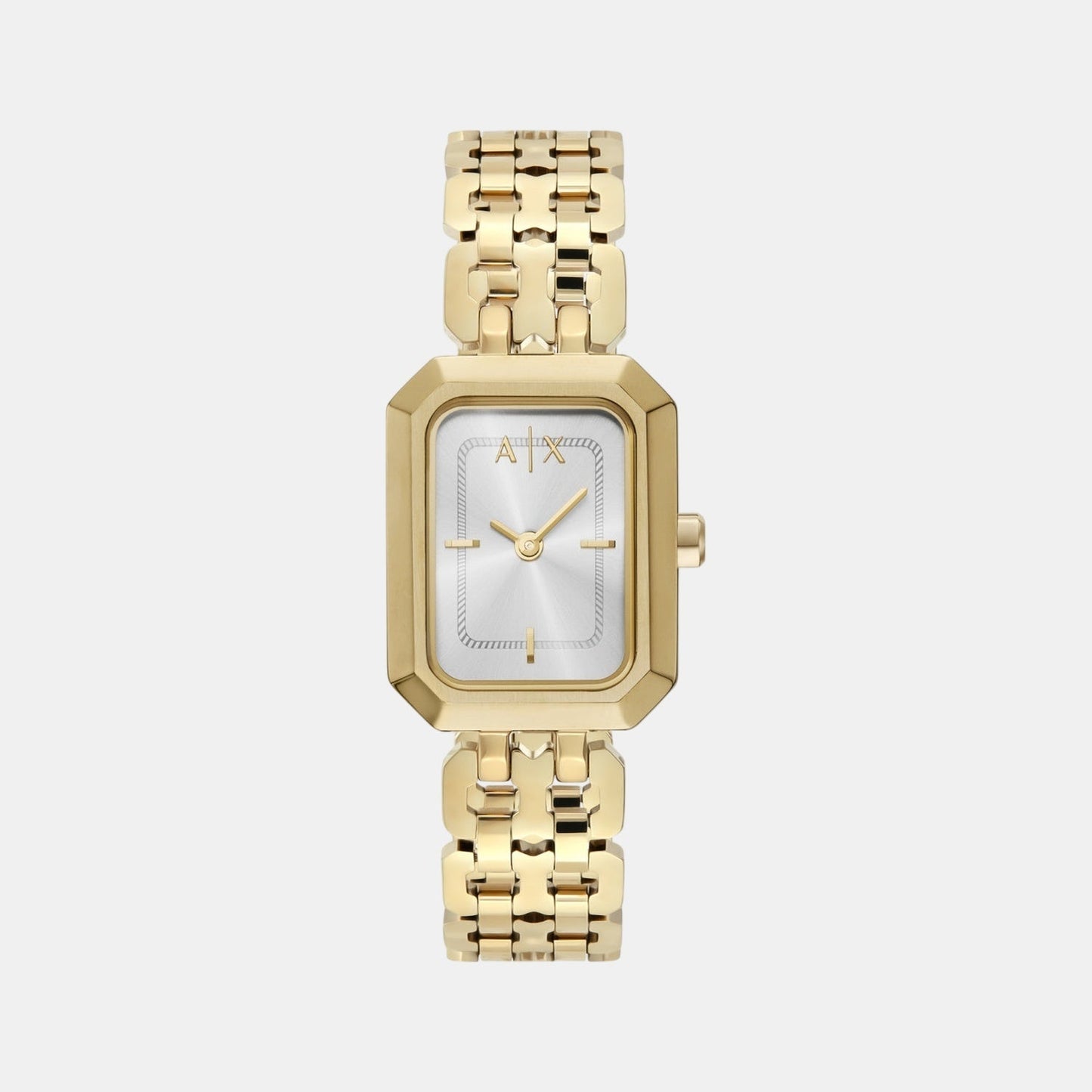 Women Quartz Black Dial Analog Stainless Steel Watch AX5811