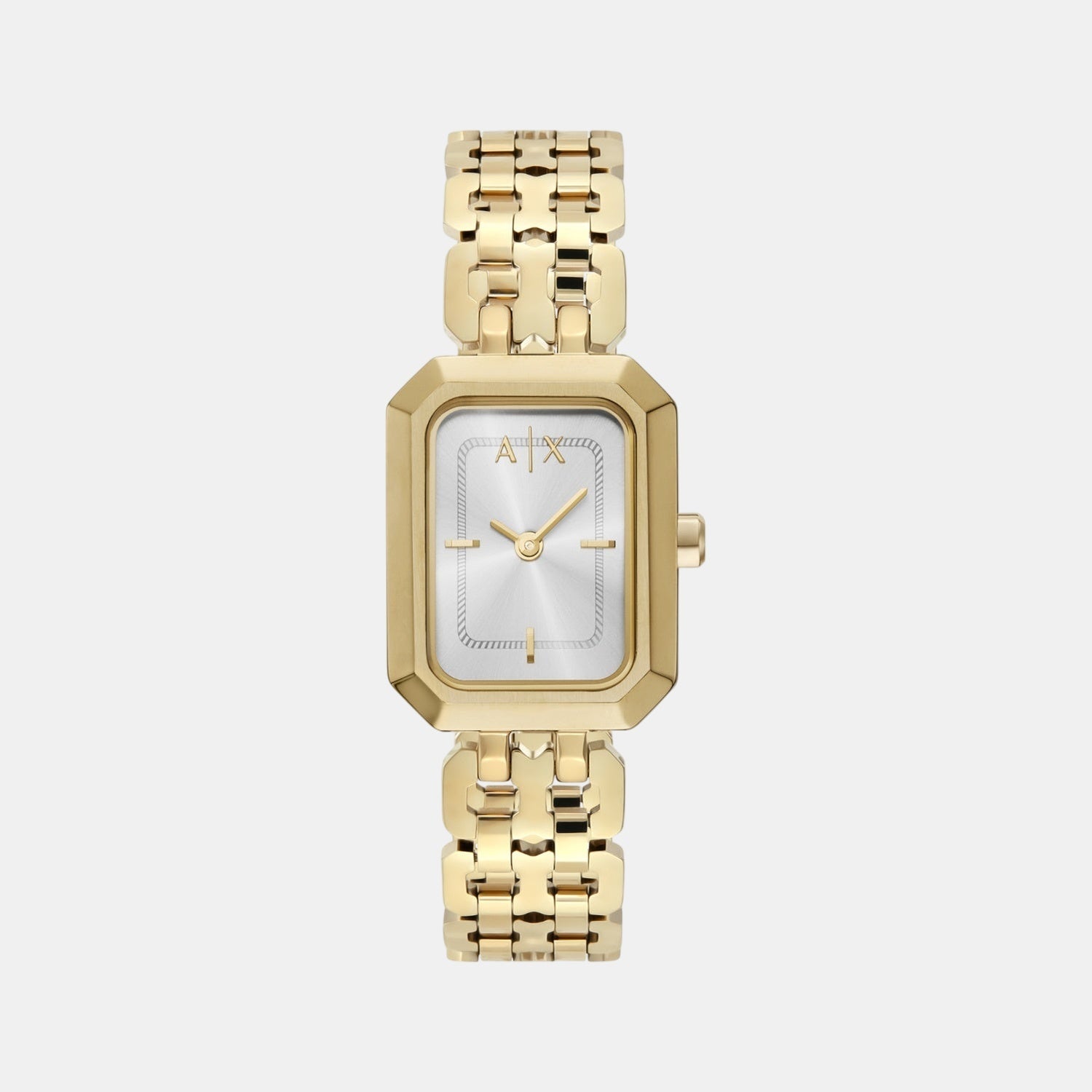 Women Quartz Black Dial Analog Stainless Steel Watch AX5811