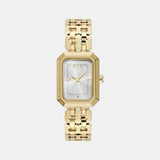 Women Quartz Black Dial Analog Stainless Steel Watch AX5811