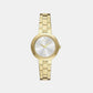 Women Quartz Blue Dial Analog Stainless Steel Watch AX5814