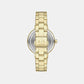 Women Quartz Blue Dial Analog Stainless Steel Watch AX5814