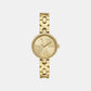 Women Quartz Silver Dial Analog Stainless Steel Watch AX5831