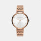 Women Quartz Silver Dial Analog Stainless Steel Watch AX5901