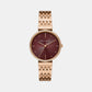 Zoe Women Quartz Black Dial Analog Stainless Steel Watch AX5912