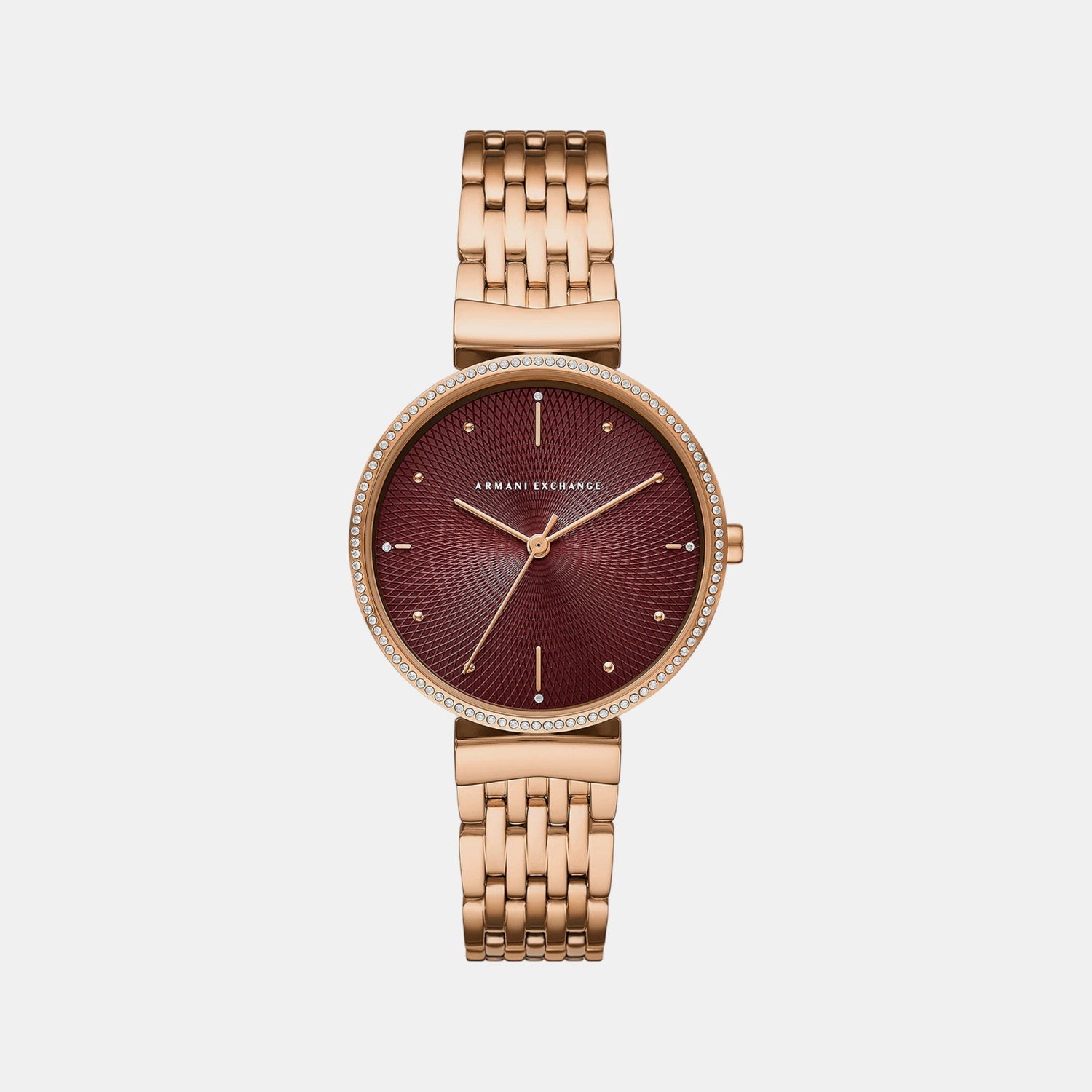 Zoe Women Quartz Black Dial Analog Stainless Steel Watch AX5912