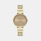 Women Quartz Green Dial Analog Stainless Steel Watch AX5916