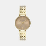 Women Quartz Green Dial Analog Stainless Steel Watch AX5916