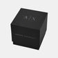 Sync Women Quartz Black Dial Analog Stainless Steel Watch AX6030
