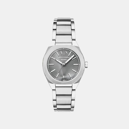 Sync Women Quartz Black Dial Analog Stainless Steel Watch AX6030