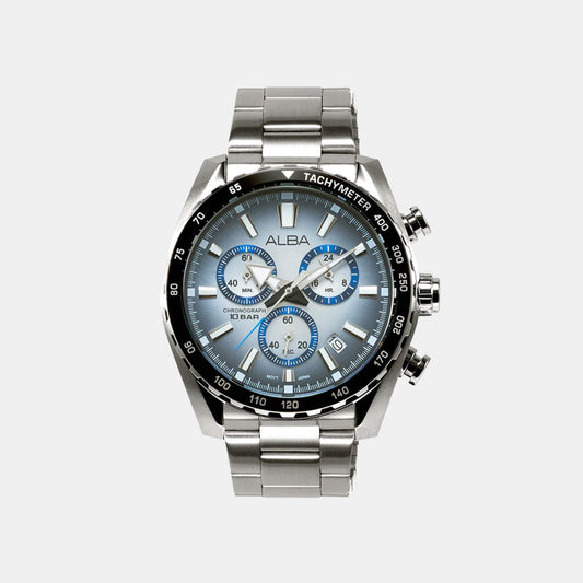 Columbia Men Quartz Blue Dial Chronograph Stainless Steel Watch AX7011X1