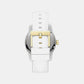 Lady Banks Women Quartz White Dial Analog Silicone Watch AX7126