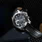 Active Men Quartz Black Dial Chronograph Leather Watch AZ5019X1
