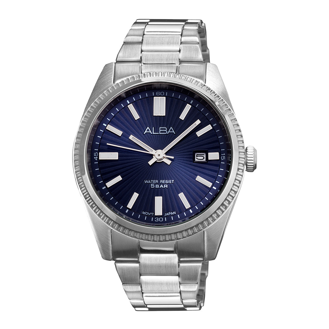 AH7CL1X1 Midnight Blue Patterned Dial