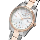 AH7CK6X1 Silver White Patterned Dial